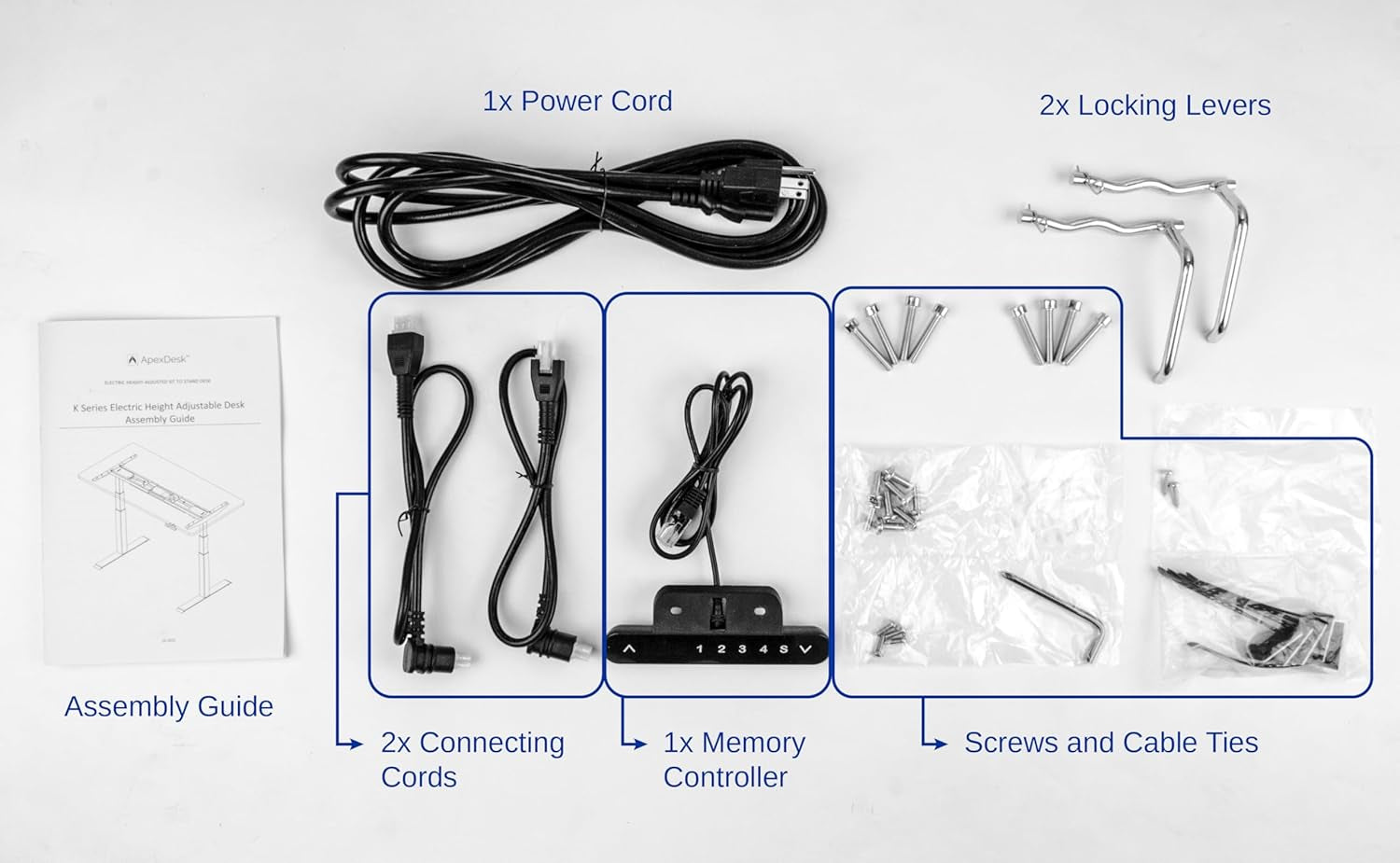 Base de Escritorio Regulable en Altura con Doble Motor