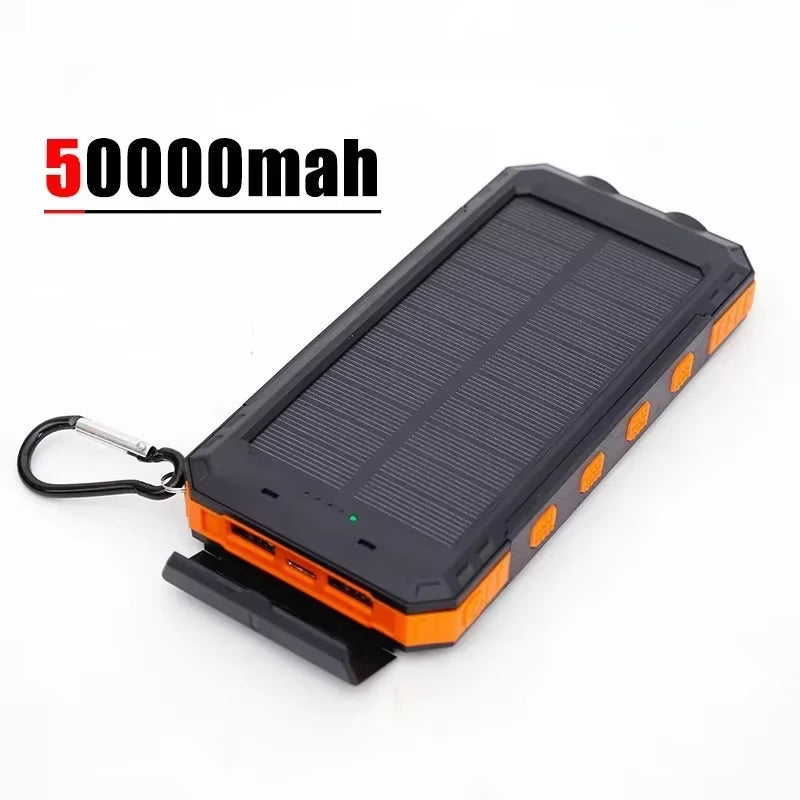 Power Bank Solar de Alta Capacidad 200000 mAh