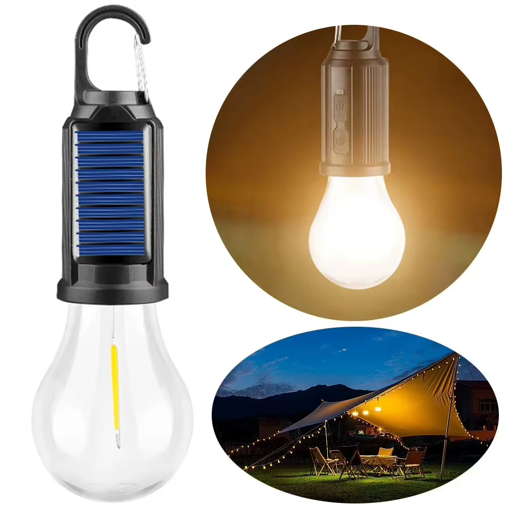 Lámpara Solar LED Recargable para Camping
