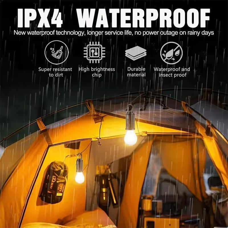 Lámpara Solar LED Recargable para Camping