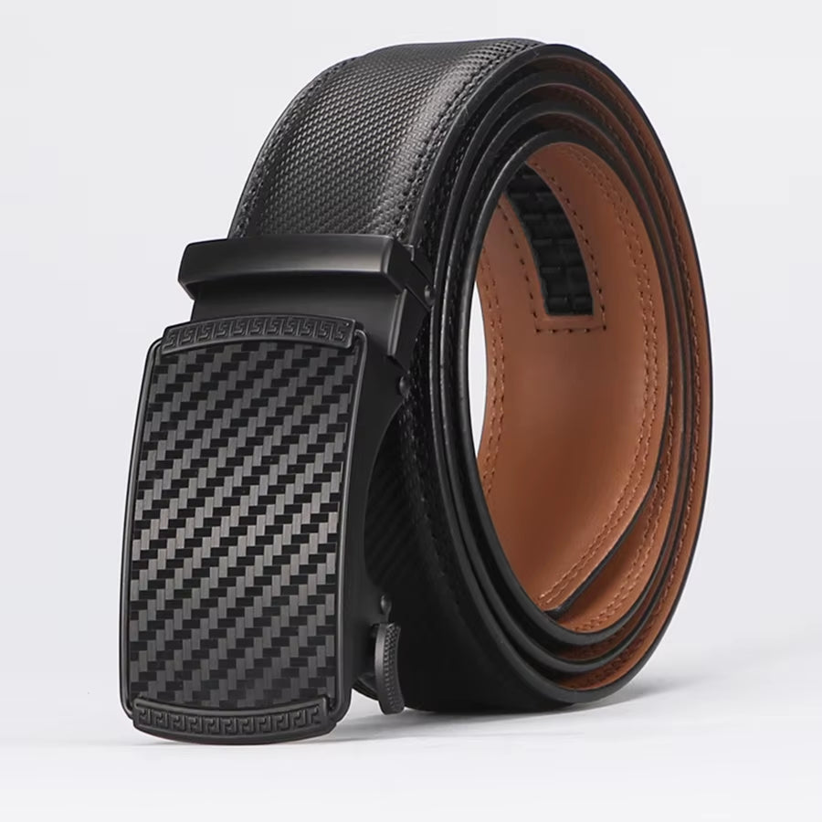 Cinturón Elegante de Cuero Auténtico para Hombre