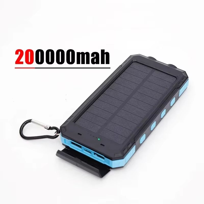 Power Bank Solar de Alta Capacidad 200000 mAh